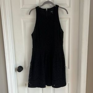 Women’s Fit n’ Flare Black Lace Dress